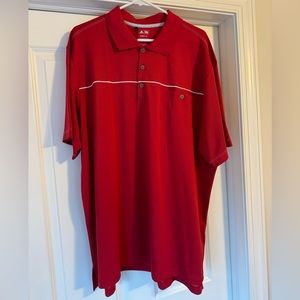 ADIDAS Red Golf Shirt NWT